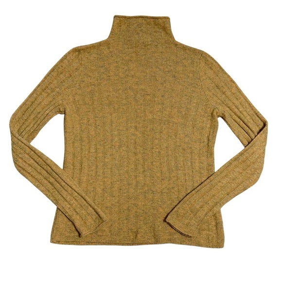 Madewell Dark Yellow Evercrest Turtleneck Lightweight Sweater Womens S - Picture 9 of 9